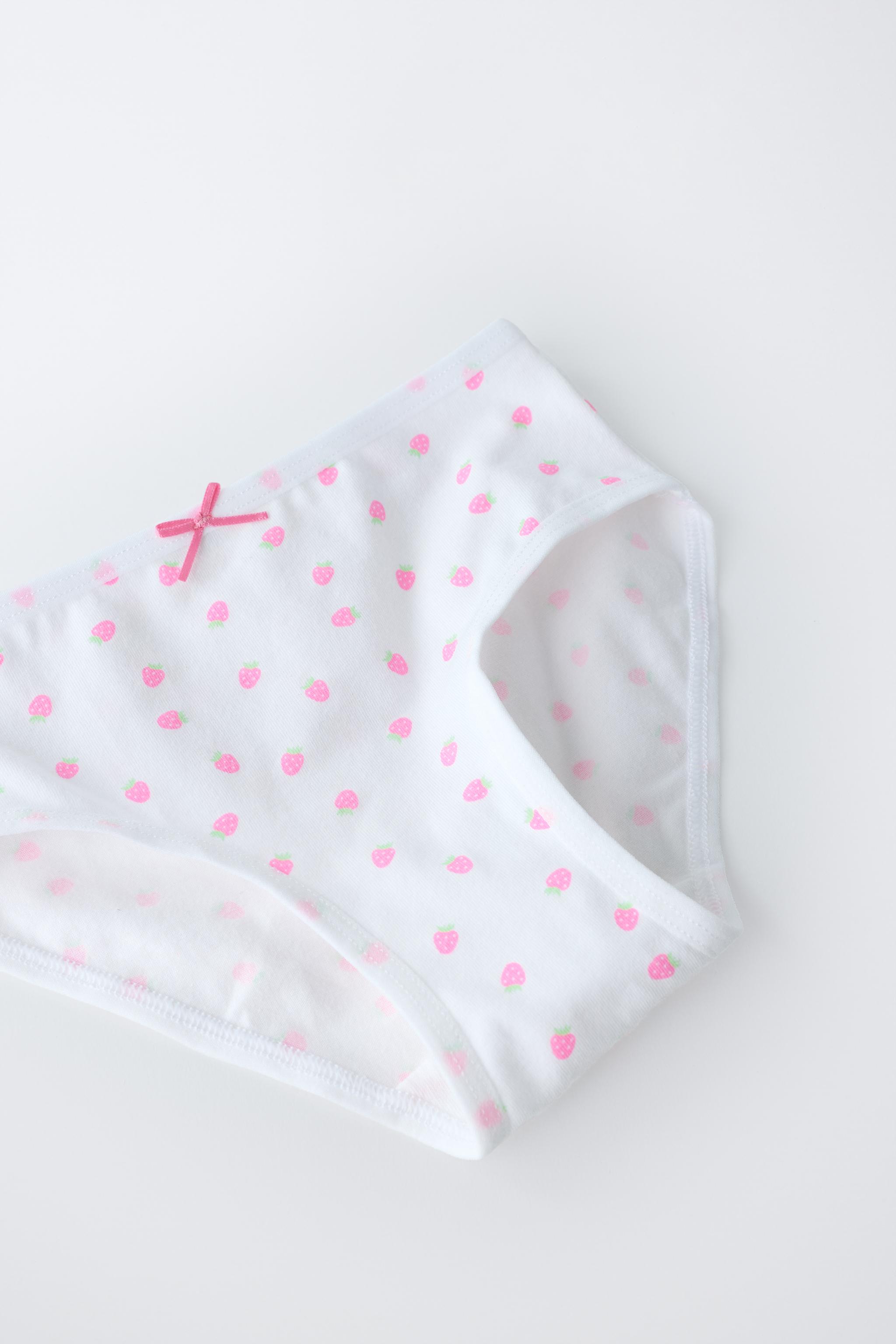 1 1/2-6 YEARS/ SIX-PACK OF FRUIT UNDERWEAR